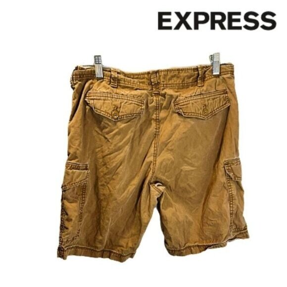Express Men's Cargo Short Multi-Pockets Outdoor Casual Shorts‎ - Picture 2 of 5